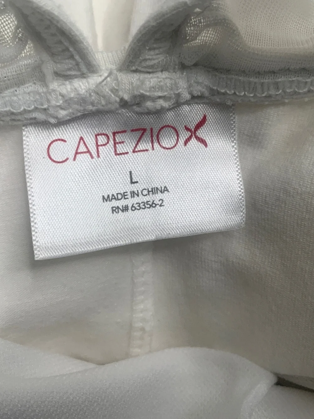 Capezio White Leotard with Frilled Sparkly Sleeves